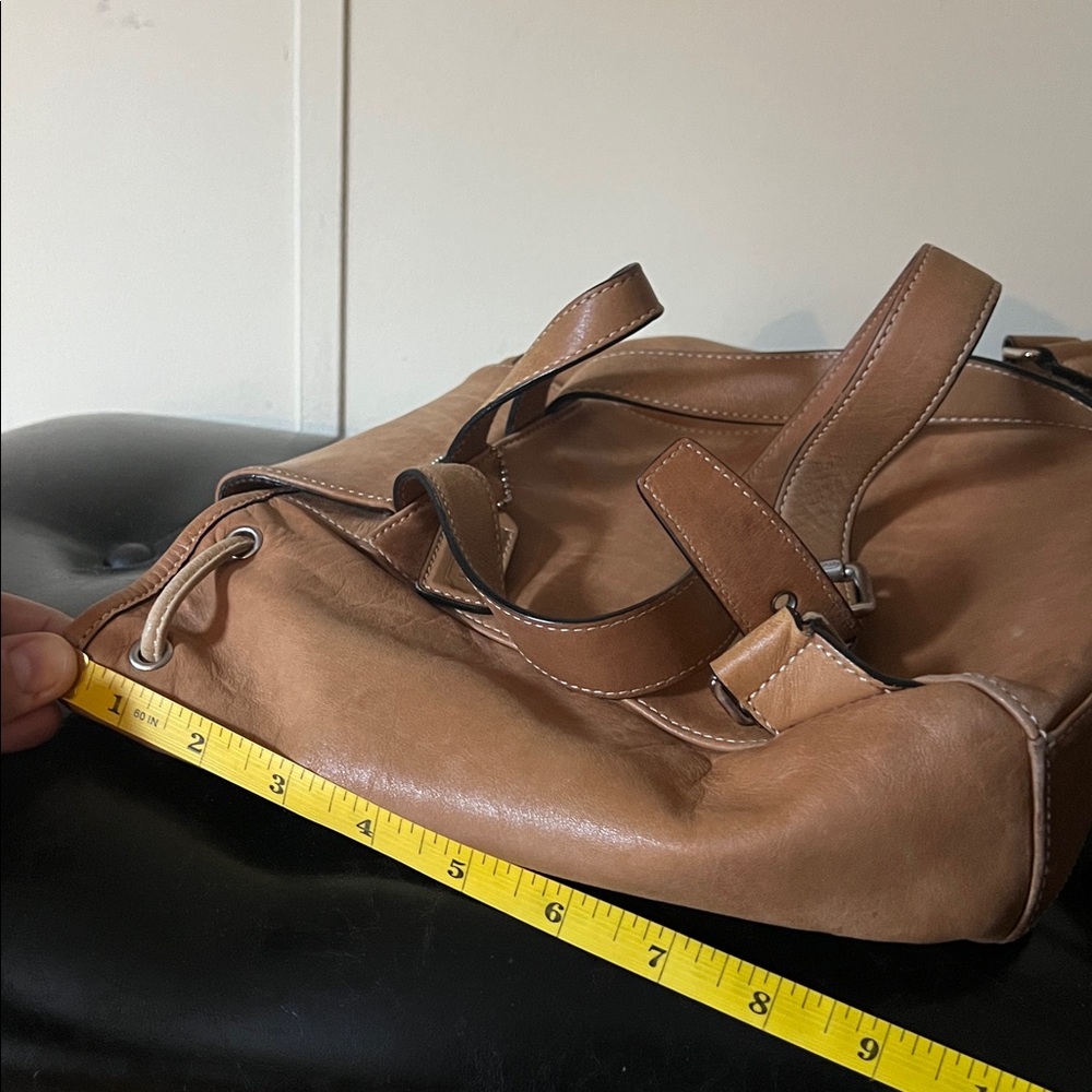 Vintage Coach Leather Buckle Backpack Bag - Picture 16 of 16